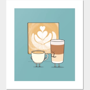 Latte art Posters and Art